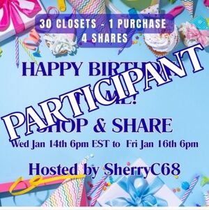 Happy Birthday to Me Shop & Share